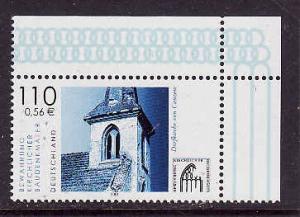 Germany-Sc#2130-unused NH set-Sacred Monuments-2001-