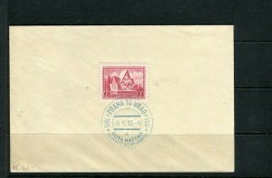 CZECHOSLOVAKIA; 1935 finely cancelled LETTER/COVER Trutnov