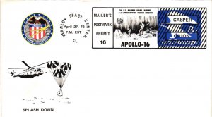 1972 Apollo 16 Space Event - Unknown Cachets