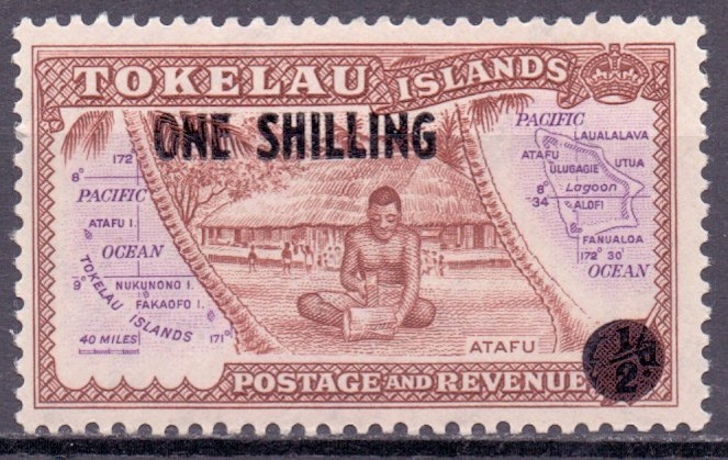 Tokelau. 1956. five. ethnography. MNH.