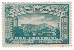 (I.B) Cinderella Collection : King Edward National Memorial Fund ¼d