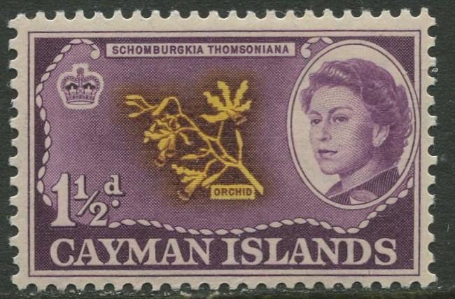 Cayman Islands - Scott 155 - QEII Definitive -1962 - MNH- Single 1.1/2d  Stamp