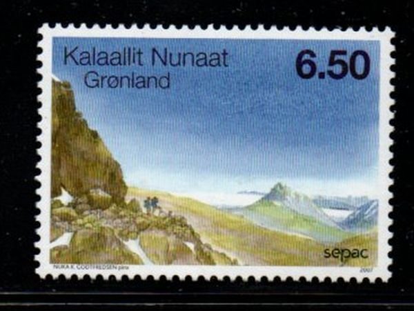 Greenland Sc 501 2007 Landscape stamp mint NH