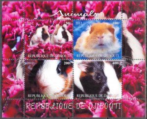 Djibouti 2012 Animals Guinea Pig MNH Cinderella !