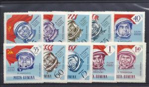 Romania, C151-60, Space - Astronauts  Singles,**MNH**