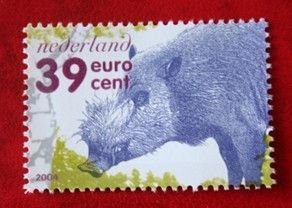 NETHERLANDS 2004 The Veluwe Wild boar MNH Scott# 1175d