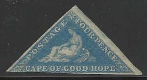 Cape of Good Hope, 1853, Scott #2b, Unused, 2 1/2 Margins, Cat. Val. $3,250.00