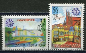 093 SERBIA and MONTENEGRO 2004 - Joy of Europa - MNH(**) Set