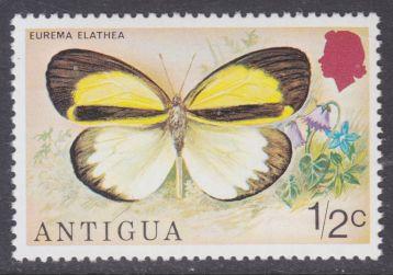 Antigua sc#387 1975 1/2c Butterflies MNH