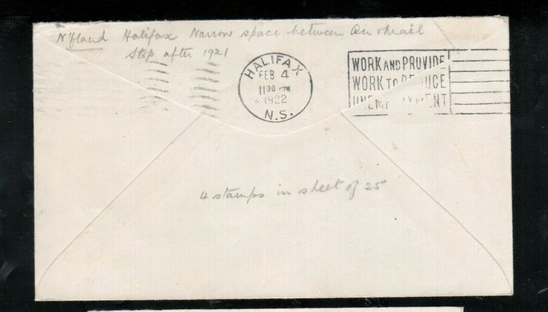 Newfoundland #C3h Very Fine Used On Cover To Montreal