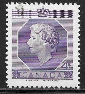 Canada 330: 4c Queen Elizabeth II, MNH, VF