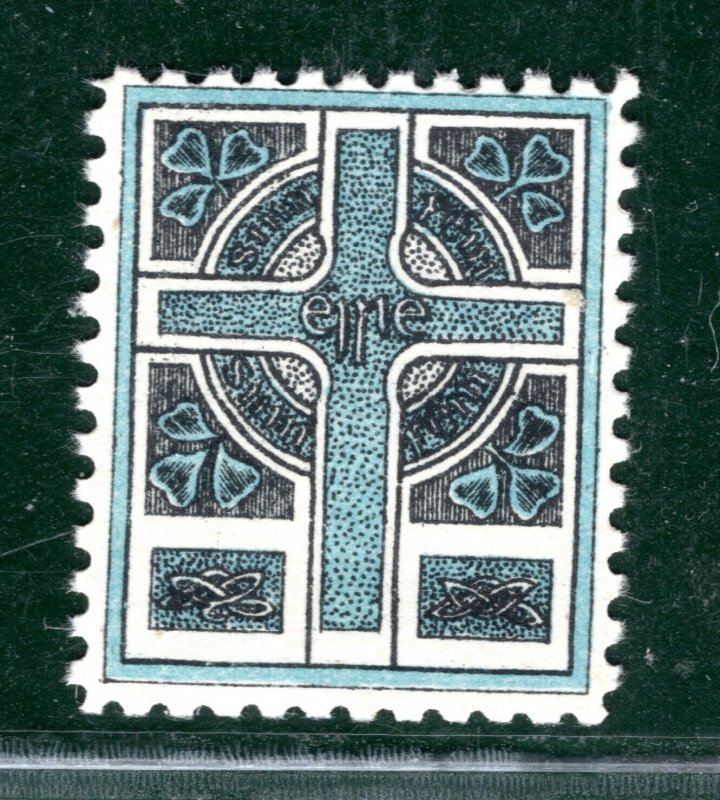 Ireland EIRE Forerunner Stamp SINN FEIN (1907-16) CELTIC CROSS Mint MNG GRBLUE38