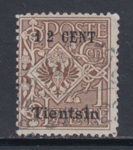 Italy Tientsin Offices - Sassone n.15 cv 900$  variety missed / used