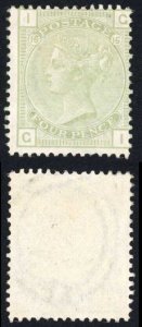 SG153 4d Sage-green Plate 15 Fresh Un-used (re-gummed) Cat 1600 pounds