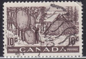 Canada 301 Drying Animal Hides 1950