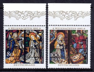 Germany 1995 Christmas Complete Mint MNH Set SC B790-B791