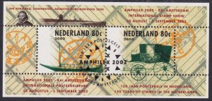 Sc# 1062 Netherlands 2000 Amphilex 2002 MNH souvenir sheet S/S CV $2.10