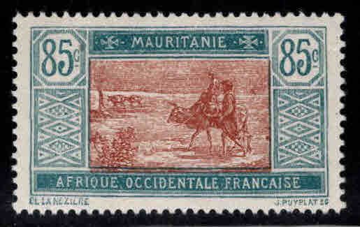 Mauritania Scott 44 MH* stamp