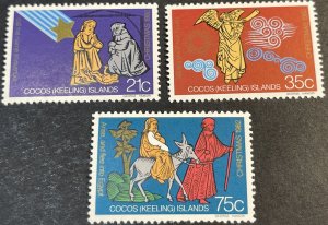 COCOS ISLANDS # 104-106-MINT NEVER/HINGED---COMPLETE SET----1982