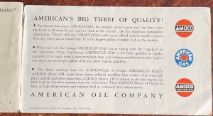 AMOCO 1936 “Stamp Album US Presidents” thru FDR Few missing NOT REAL STAMPS AB