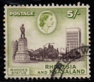 Rhodesia & Nyasaland - 1959 QEII 5s Used SG 29