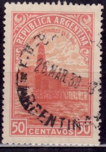 Argentina, 1936, Oil Exporation, 50c, sc#444, used