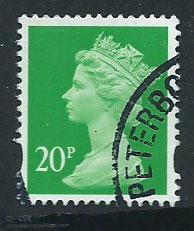 GB Machin 20p QE II  SG Y1685 Fine Used