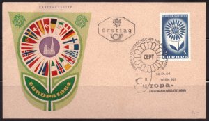 F2136   AUSTRIA   FDC # 738      EUROPA