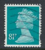 GB QE II Machin - SG Y1739   Used  81p 2 Bands