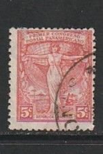 1922 Argentina - Sc 309 - used VF - single - Allegory, Pan America