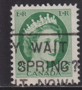 Canada 338 Queen Elizabeth II, Wilding Portrait 1954