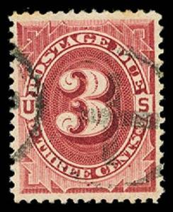 U.S. POSTAGE DUE J24  Used (ID # 61597)