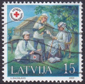 Latvia 2000 SG551 Used