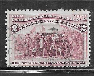 US # 231  2c Columbian Exposition (U)