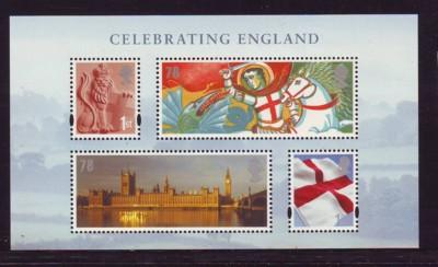 Great Britain Sc 2462 2007  Celebrating England stamp sheet mint  NH