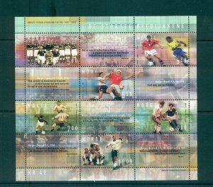 Norway - Sc# 1345a. 2002 Soccer MNH Souv. Sheet. $12.50.