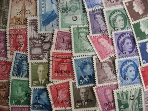 Canada 39 different used official overprinted or perfin stamps, nice group here!