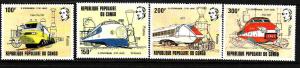 D5-Trains-Locomotives-Congo-Scott#627-30-unused NH set-1982-