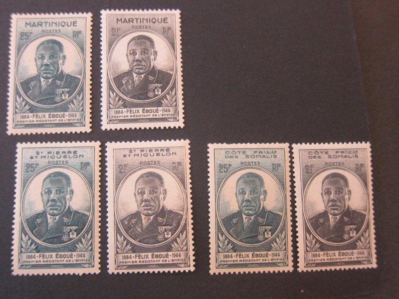 French WWII Sourrender 13 sets MNH