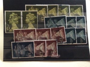 Great Britain Queen Elizabeth 11 Machin high value stamps A9351