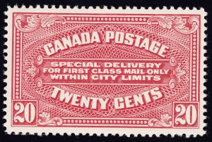 Canada Scott E2 Mint Verly Lightly Hinged OG 1922 Lot AC7018