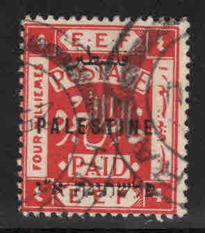 Palestine Scott 51 Used stamp perf 14 wmk 4, 1922