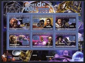 Guinea - Conakry 2009 Year of Astronomy perf sheetlet con...