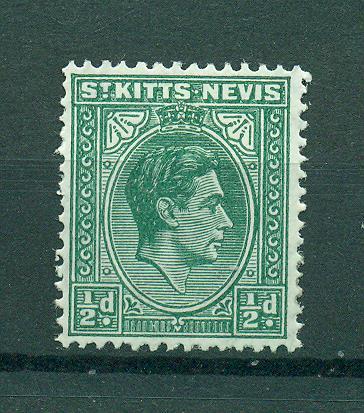 St. Kitts & Nevis sc# 79 (2) mh cat value $.25