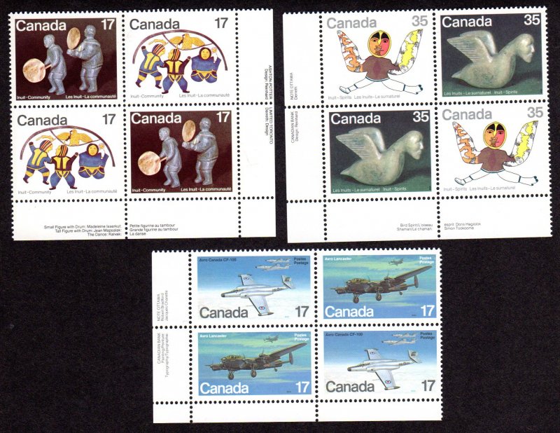 CANADA Scott # 838-869, MNH, Face = $ 2.76 Lot 230713-30