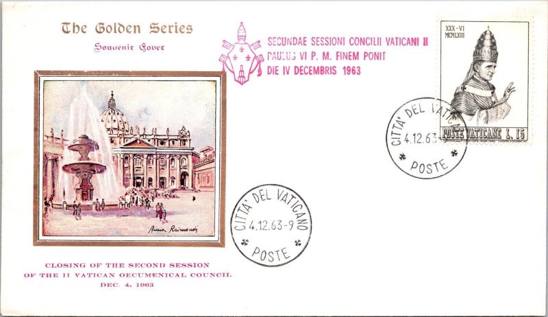 Vatican City 1963 FDC - II Vatican Ecumenical Council - F66707