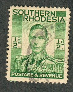 Southern Rhodesia #42 used single