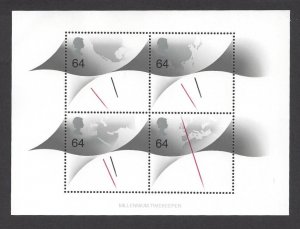 Great Britain #1889 MNH ss, Millennium, issued 1999