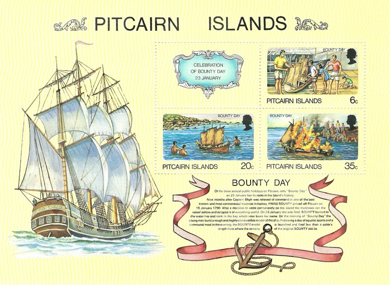 Pitcairn Island 176   SS   Mint NH VF 1978    PD