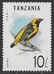 Tanzania # 979 - Yellow-crowned Bishop - MNH.....{Be6}